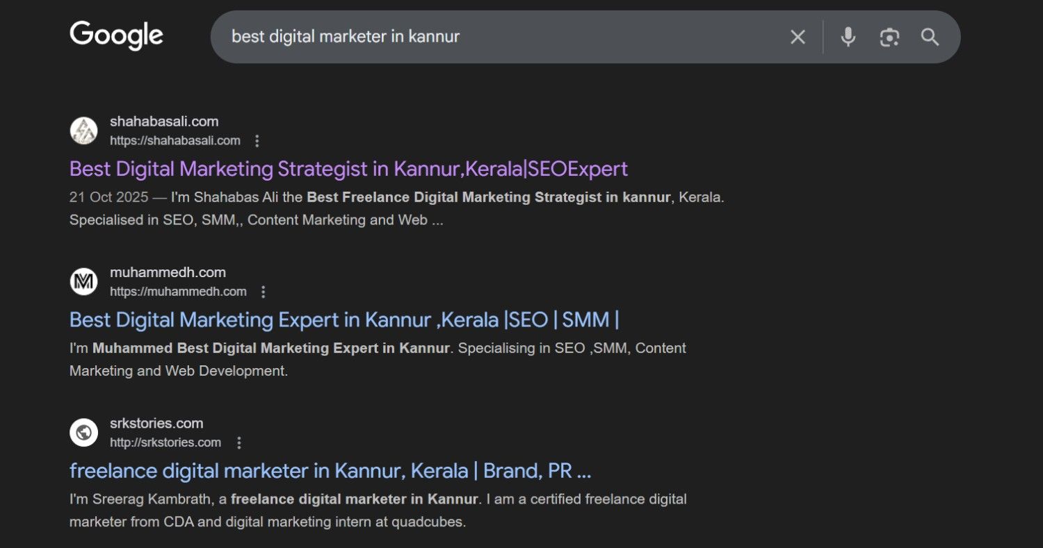 digital marketing strategist in kannur